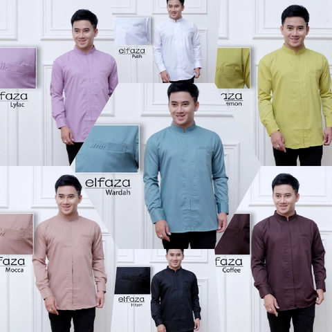 Juragan Kurta - Baju Koko pria Dewasa Lengan Panjang Motif elfaza