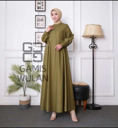 Celin Fashion [TA] - Gamis Wulan polos