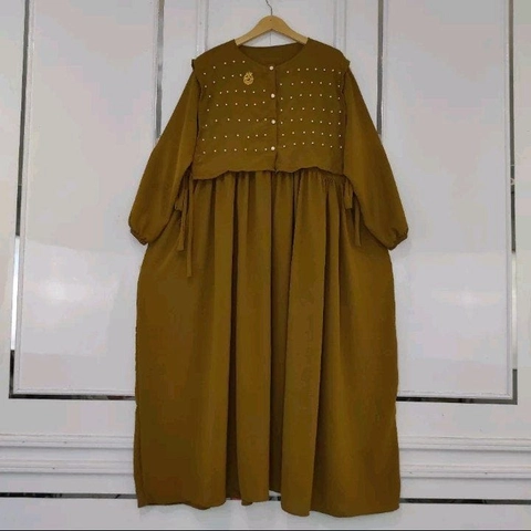 Alifa Shop - Gamis LD 140/Gamis Syari Quenna/Gamis Jumbo
