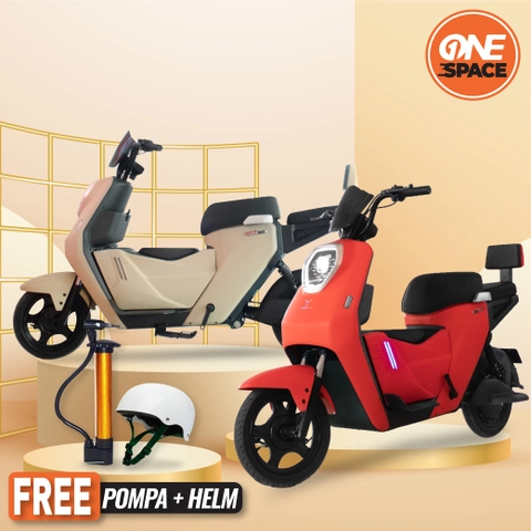 One Space Kendaraan Listrik - UWINFLY M60 ADV SEPEDA LISTRIK