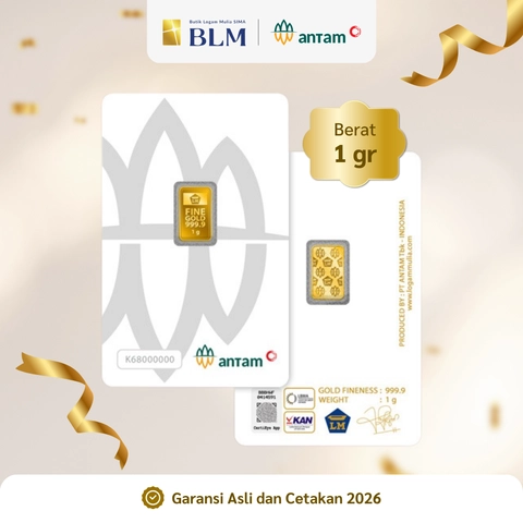 Emas ANTAM Logam Mulia - 1 gr 2026