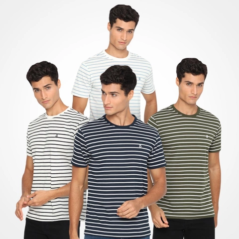 MATSUDA APPAREL - T Shirt Pria Kaos Stripe Nantan