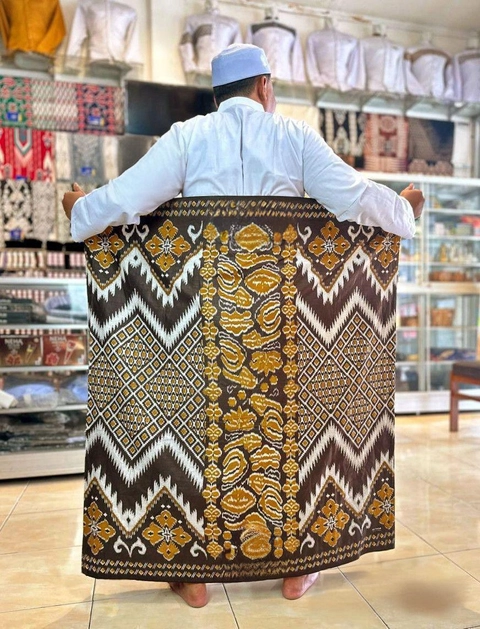 Batik Mafaza - Sarung Batik Pria Dewasa Goyor Sangat Nyaman Dipakai Motif Abunakib