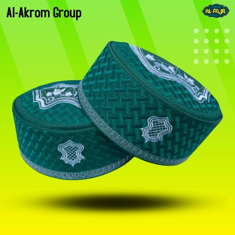 Al Akrom Group - Peci Haji Assagofah Hijau