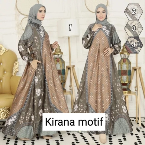 Celin Fashion [TA] - Gamis Kirana motif