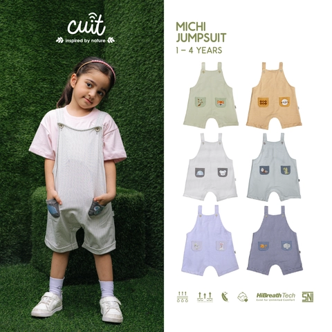 Kintakun Baby - KINTAKUN BABY X CUIT Michi Overall Jumpsuit Anak 1-4 Tahun