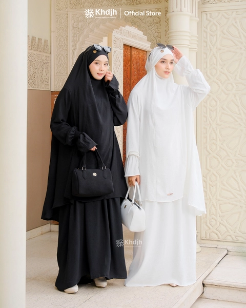 KhadijahLabel - Mukena Dewasa Jumbo Mukena Haji dan Umroh Mukena Terbaru Haramayn