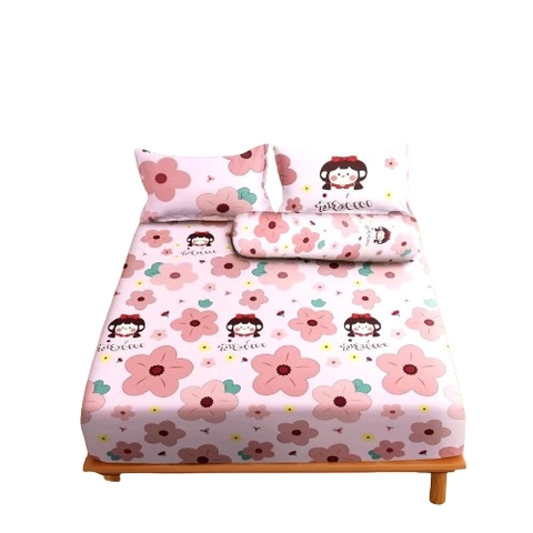 Galeripuko - Sprei Katun Premium Motif Chiby Flower