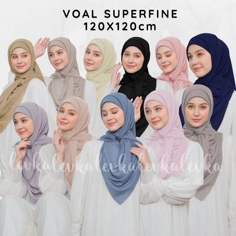 Leika Hijab - Voal Superfine 120x120 cm