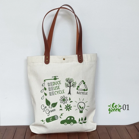 Dewani Totebag Vintage Seri Go Green 01