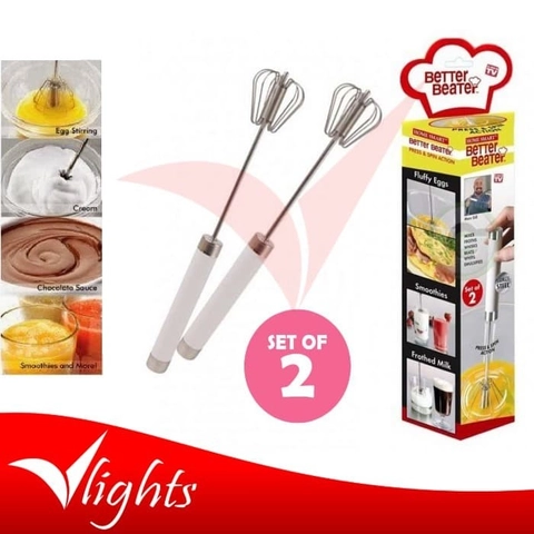 V Lights - Paket Hemat Hand Mixer Manual Better Beater / Mixer Serbaguna