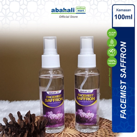 Abahali Mart - Facemist Saffron Air Zamzam 100ml Face Mist Air Zamzam Original Glowing