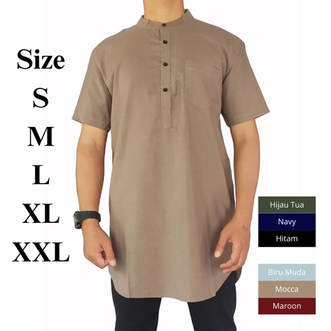 qayd - uzn Koko Kurta Pakistan Pria Dewasa Lengan Pendek Toyobo