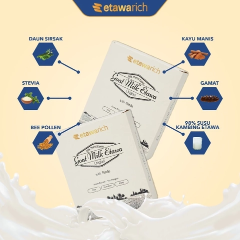 ETAWARICH - Susu Kambing Etawarich Susu Etawa Obati Reumatik Asam Urat