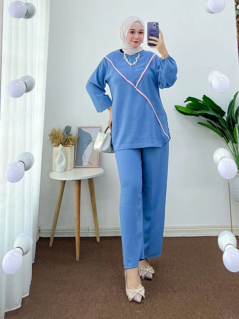 Khisna collection - Oneset new wanita cantik corla