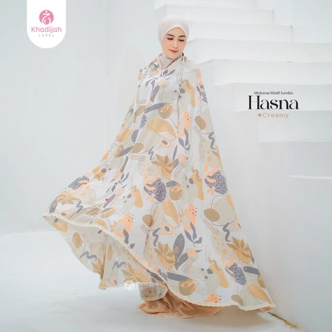 KhadijahLabel - Mukena Dewasa Mukena Jumbo Mukena Motif Hasna