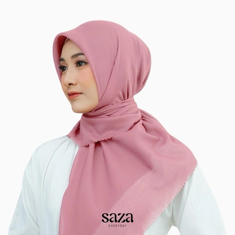 SAZA Everyday - Jilbab Segiempat Aira Voal SQ Pink