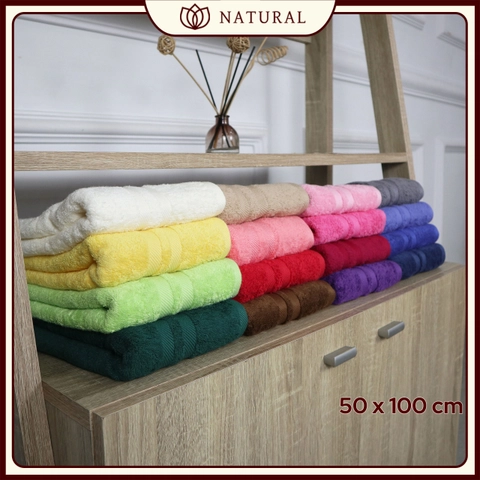 Chalmer - Handuk Mandi Natural by Chalmer 50 x 100cm Ukuran Medium Handuk Travel Kualitas Premium