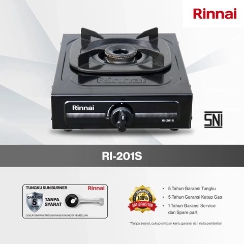 UTAMAMEGA - Rinnai Ri201s Kompor Gas 1 Tungku Dengan Api Biru