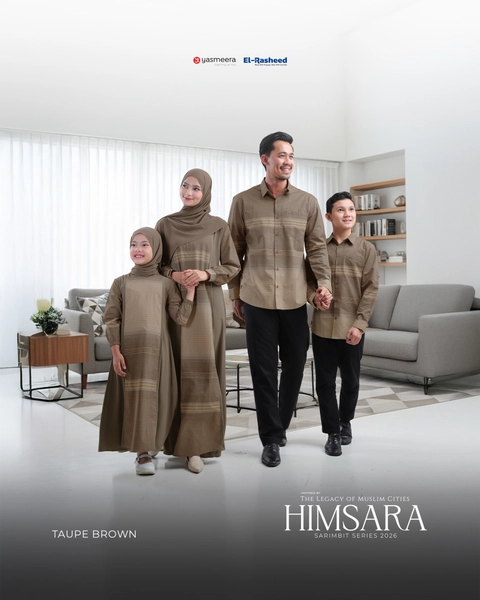 Yasmeera Official - SARIMBIT 2026 HIMSARA SERIES WARNA TAUPE BROWN