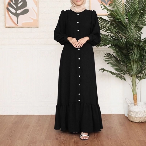 MEQA DAILY - MEGA DAILY - Almahyra Dress Crinkle Airflow Rufle