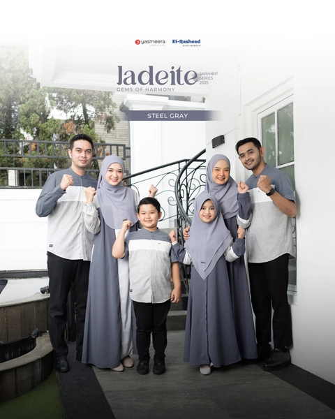 Yasmeera Official - Sarimbit 2025 Jadeite Series Warna Steel Gray