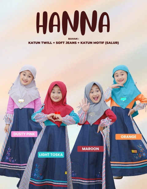 AL Irsyad Store - GAMIS ANAK HANNA Beli 1 Free Babygold