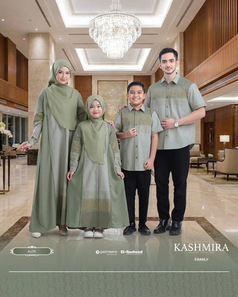 Yasmeera Official - SARIMBIT 2026 KASHMIRA SERIES WARNA ALOE