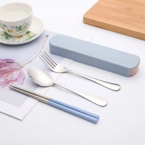 RUMAH RAYA - (PO) Set Sendok Garpu Sumpit Western Style Stainless Steel - NP304