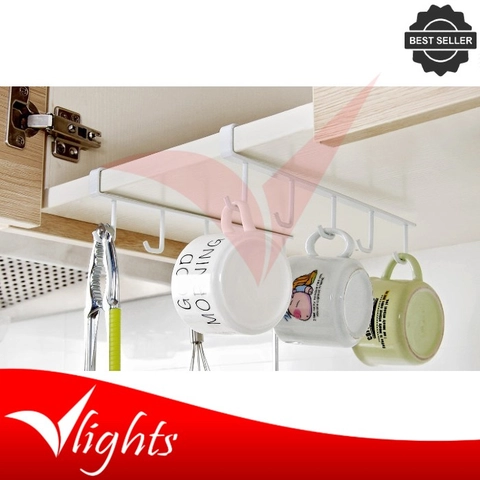 V Lights - Rak Gantung Peralatan Dapur 6 Hook