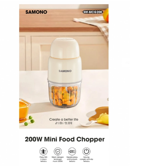 UTAMAMEGA - Food Chopper Samono SW-MCB200 Stainless Steel