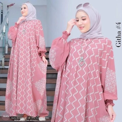 Nauriya Fashion - KAFTAN GITHA 4 PASTEL ALLSIZE LD 160CM