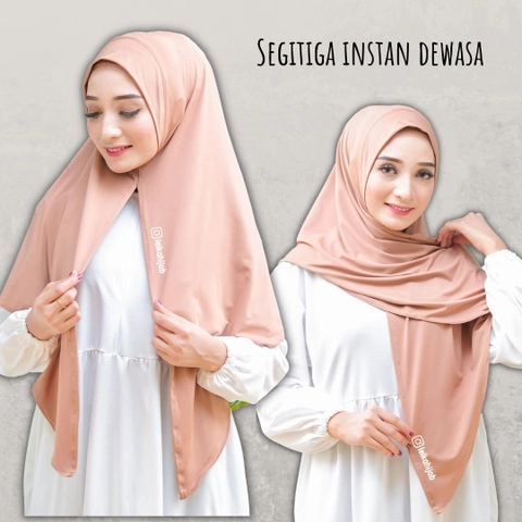 Leika - SEGITIGA INSTAN DEWASA BAHAN JERSEY