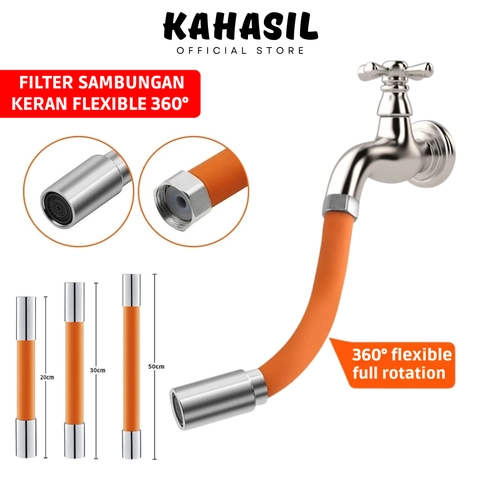 KAHASIL - Selang Sambungan Keran Air Fleksibel Universal 360 Derajat KMJ013