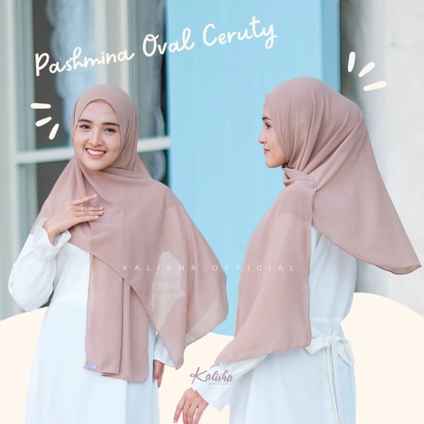 Kalisha Official - Pashmina Oval Ceruty Babydoll Terbaru