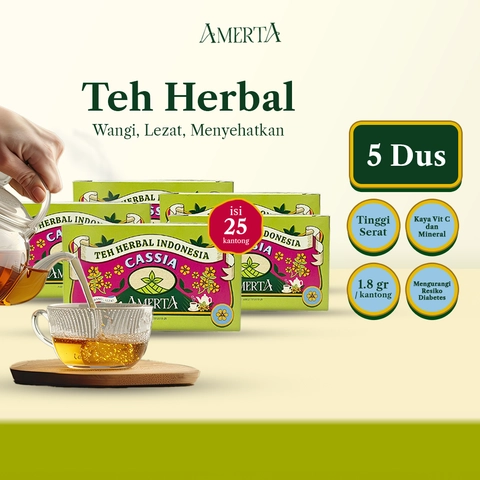 Amerta Teh Herbal - Amerta Teh Herbal - 5 Box
