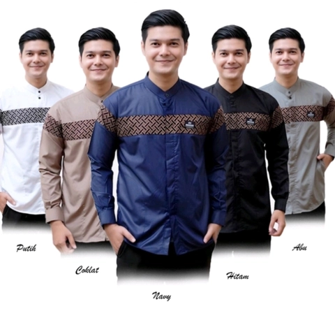 baju koko kurta kemeja panjang premium turki baju koko dewasa