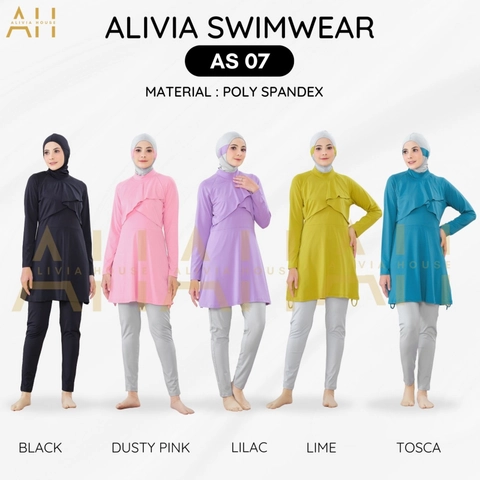 Alivia House - Alivia Swimwear AS07 - Baju Renang Muslimah