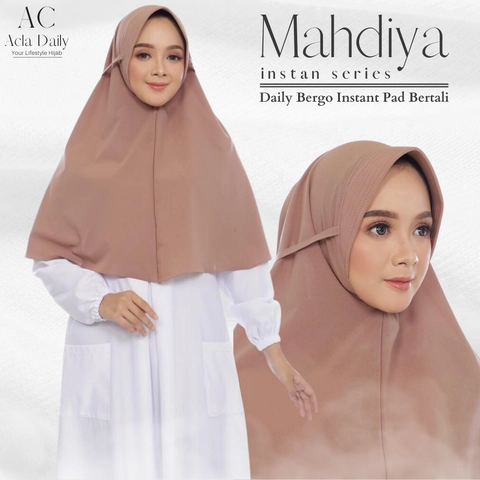 Acla Daily - Mahdiya Instan Series Daily Bergo Instant Pad Bertali