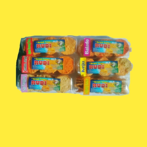 Pusat Oleh Oleh Malang - Keripik Tempe Malang Aneka Varian Rasa Non Msg 100gr dan 150gr