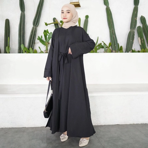 Khisna collection - Set 2in1 abaya outer hawa acara agamis mantull cocok