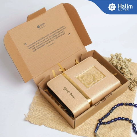 Bundling Al-Quran Tajwid Al-Mumtaz A6 Free Custom Nama + Box Kecil