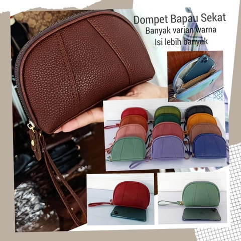 Alifa Shop -Dompet Wanita Papirut Bapau Lily Wallet Dompet Koin Dompet Kunci Dan Handphone Dompet Wa