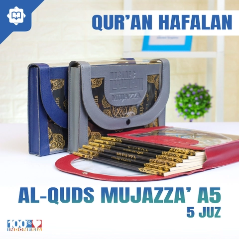 Halim Quran - QURAN HAFALAN AL QUDS PER 5 JUZ UKURAN A5 PRAKTIS RINGAN MUDAH DIBAWA