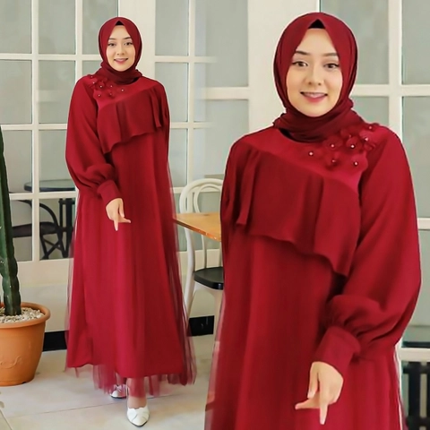 astro - maxi dress ibu dan anak REVJC realpict