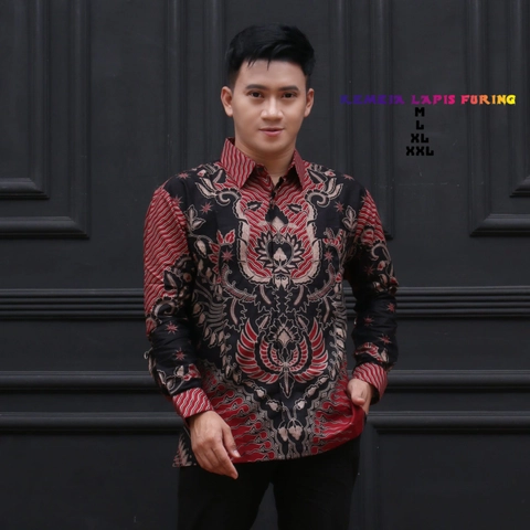 Khisna collection - Kemeja kondangan atau kantor berlapis furing