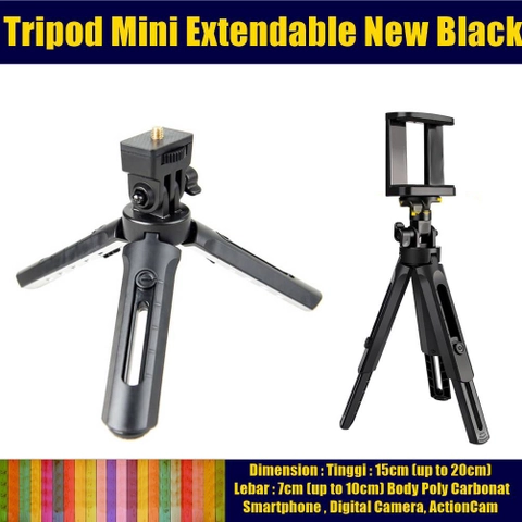 Lanc Fashion - Tripod Extendable Portable Mini New Black