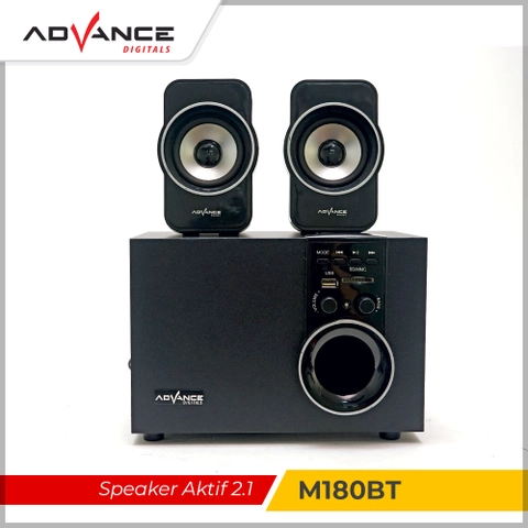 Advance Digitals Indonesia - Multimedia Speaker with Subwoofer System M-180BT