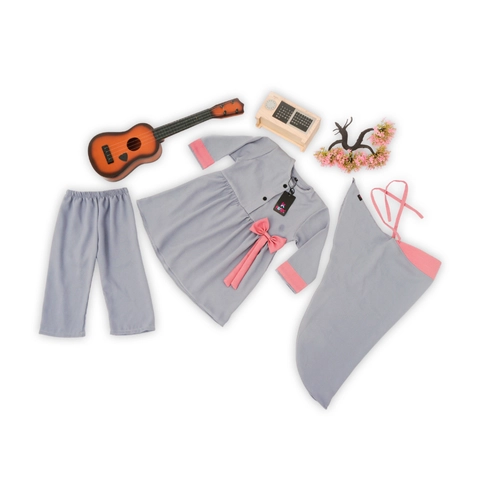 Kakakeyza official - Gamis anak tunik bayi pita usia 3 sd 12 bulan K&KEY ORI BRANDED