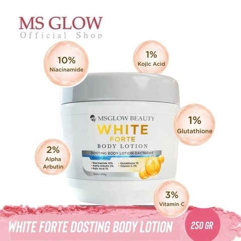 MS Glow Purwakarta - MS GLOW White Forte Dosting Body Lotion